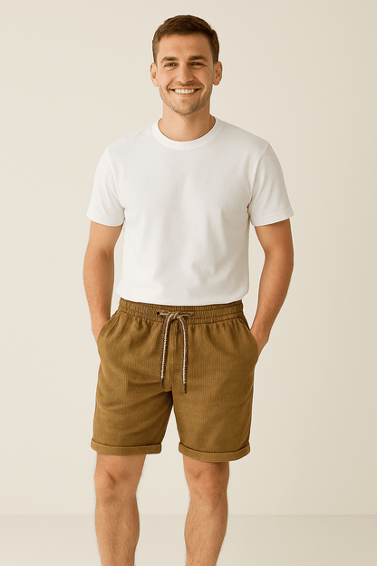 Heren Cord Shorts | Casual Comfort