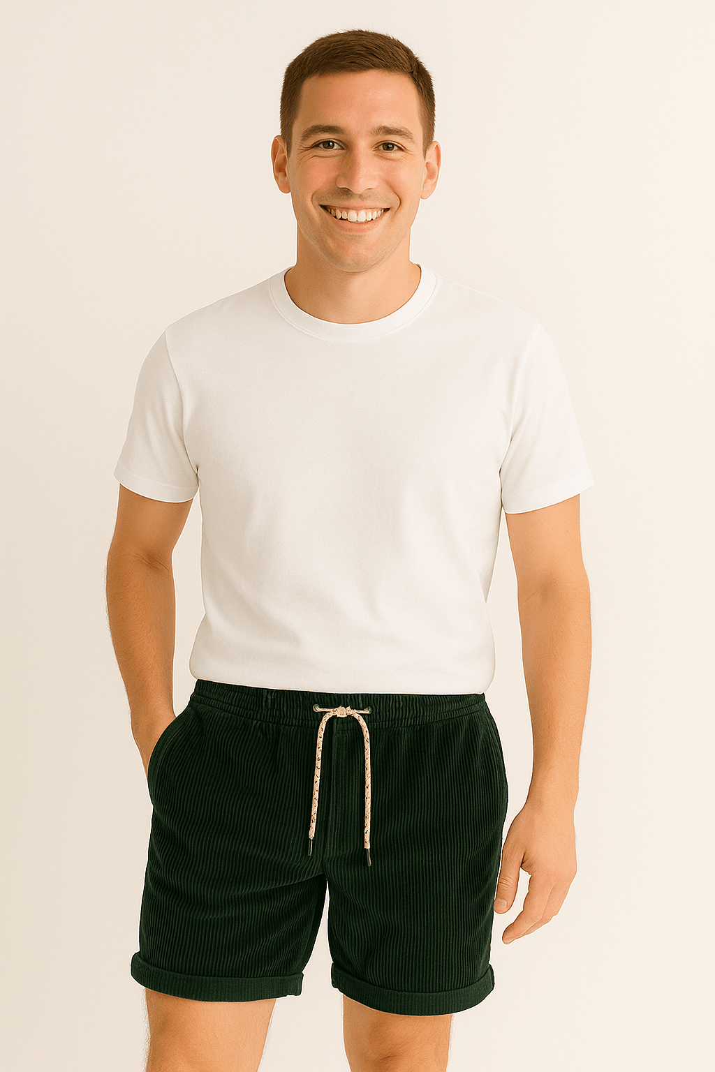 Heren Cord Shorts | Casual Comfort