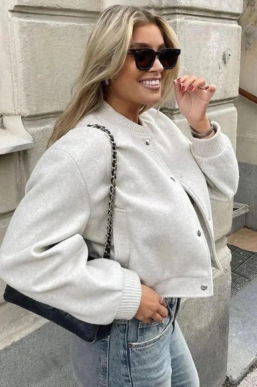 Cropped Bomberjack voor Vrouwen | Sportief & Stijlvol