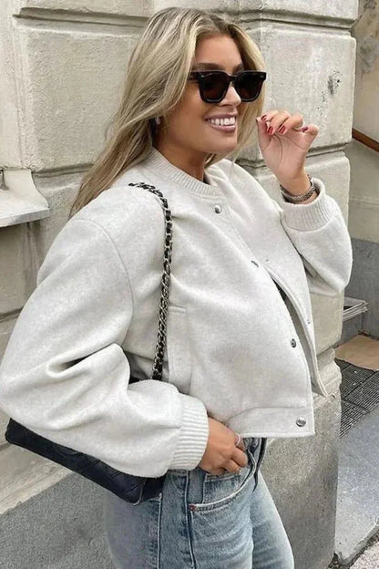 Cropped Bomberjack voor Vrouwen | Sportief & Stijlvol