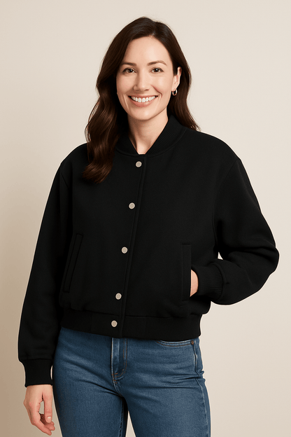 Cropped Bomberjack voor Vrouwen | Sportief & Stijlvol