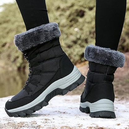 Waterdichte Sneeuwlaarzen Dames Mid Calf - Perfect voor Winter