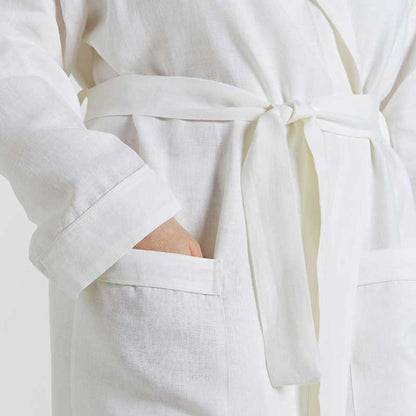 Roze Linnen Badjas - Lazy Linen